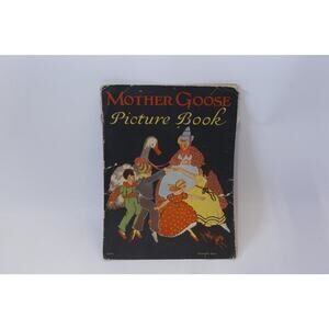 Mother Goose, Picture Book, Charlotte Stone, Paperback, Children's Poetry, FLAW